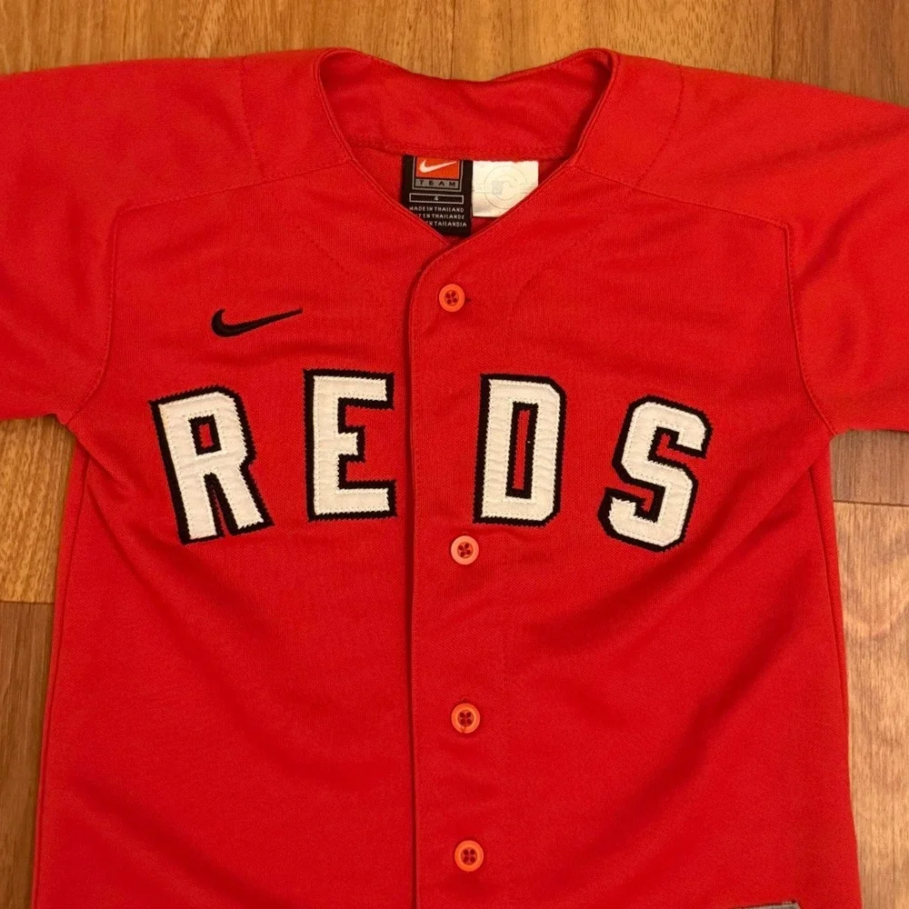 Vintage 90s Youth Nike Cincinnati Reds MLB Jersey Size 4